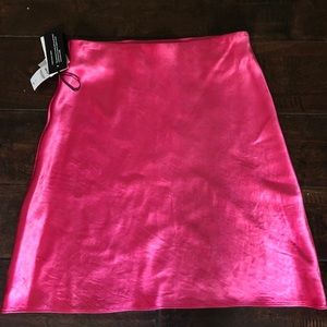 babaton aritzia hot pink mini skirt